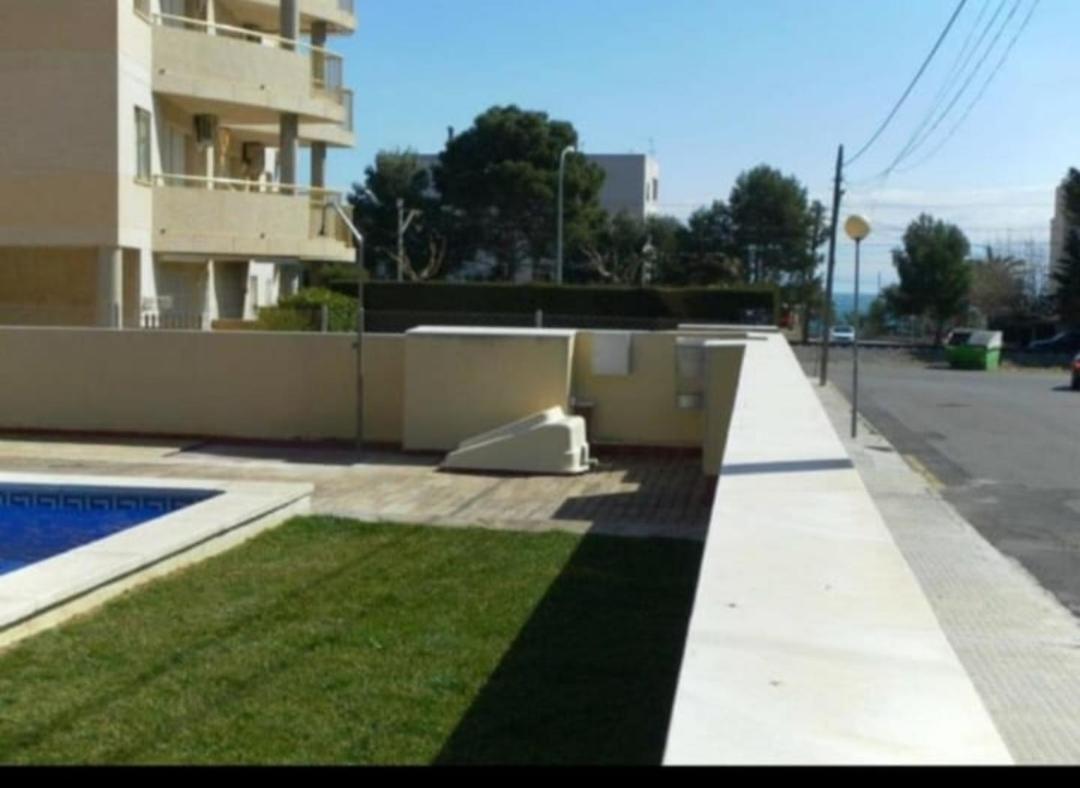 Apartamento Con Terraza Y Acceso Directo A La Piscina Y A 50 M De La Playa Miami Playa Eksteriør billede