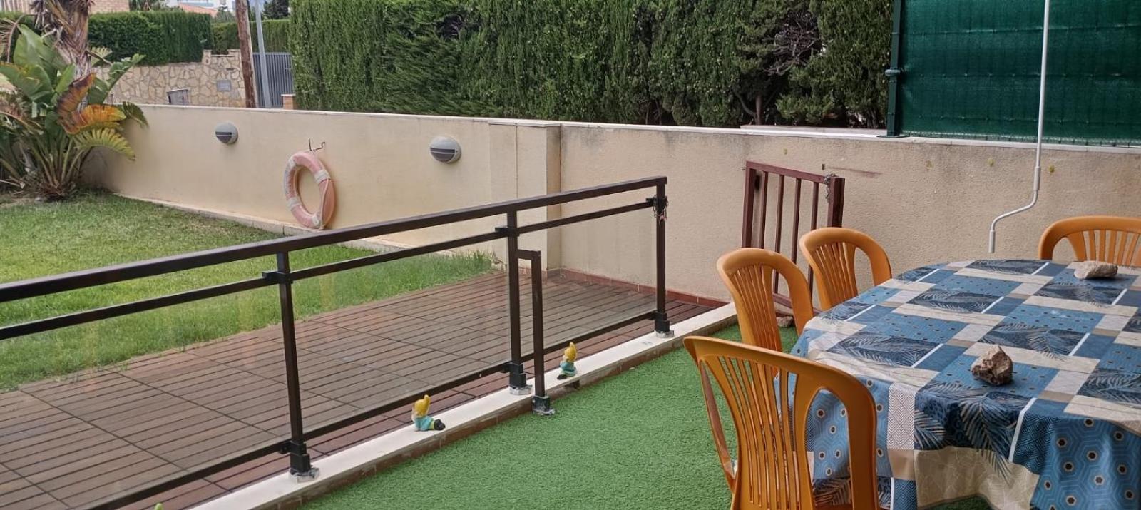 Apartamento Con Terraza Y Acceso Directo A La Piscina Y A 50 M De La Playa Miami Playa Eksteriør billede